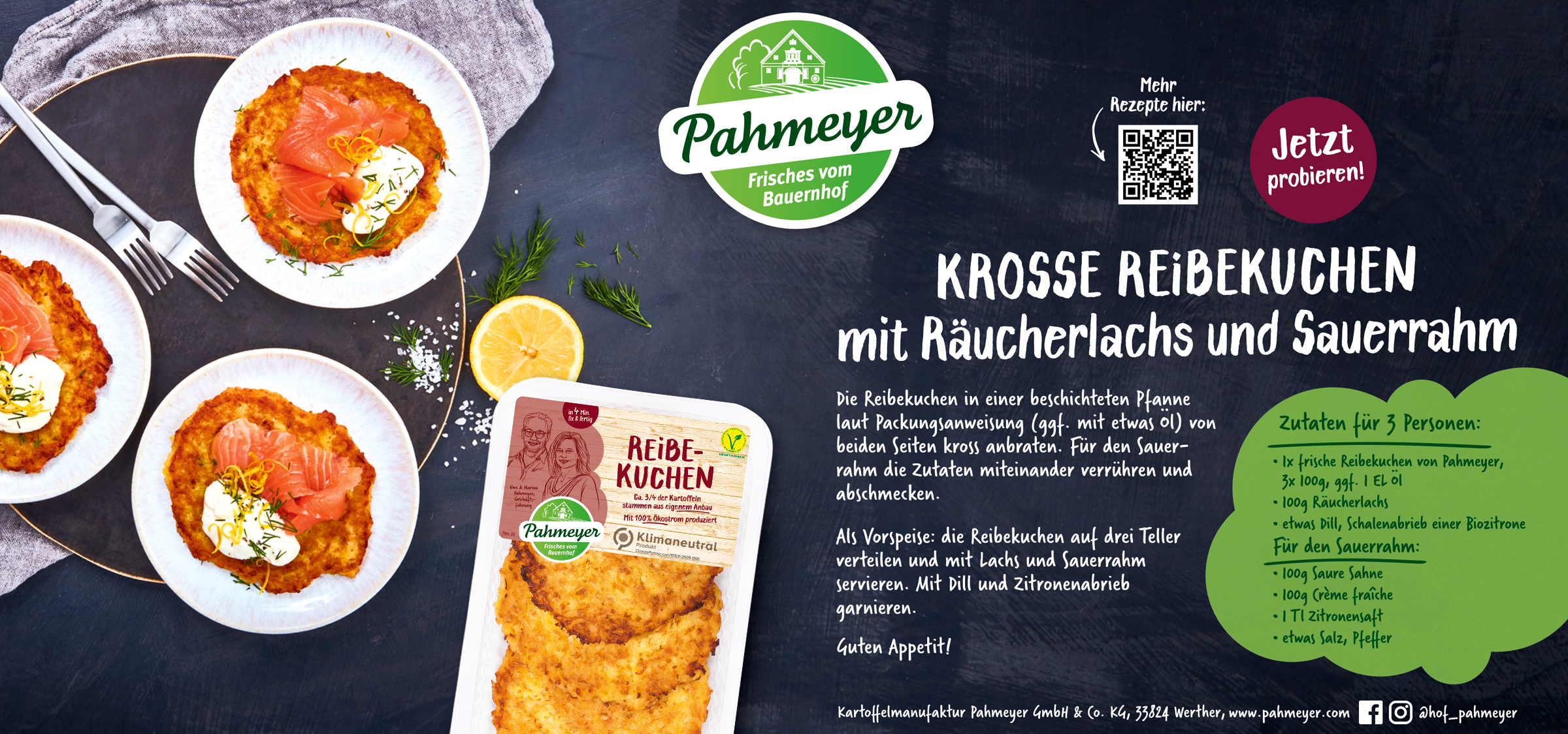 Pahmeyer Kartoffelprodukte - aus der Manufaktur. Bester support von adworx.