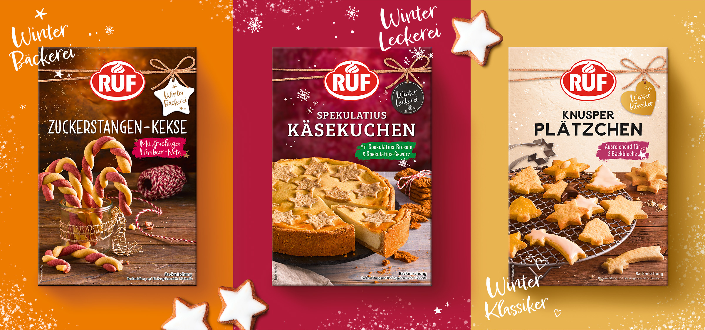 RUF Xmas Backmischungen. Design von adworx.