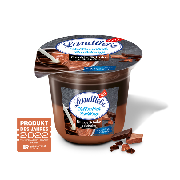 Landliebe Vollmilchpudding - Produkt des Jahres 2022